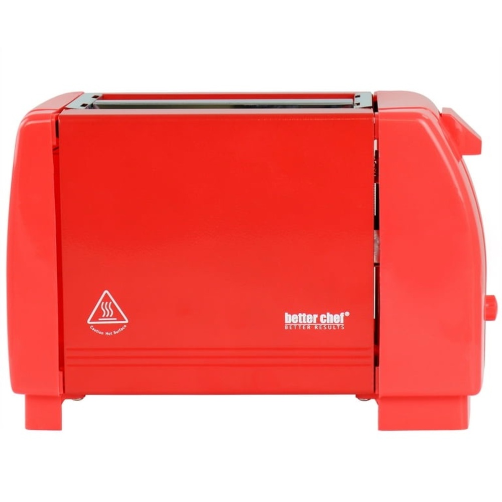 Better Chef Compact Two Slice Countertop Toaster in Red NIB - Picture 3 of 10